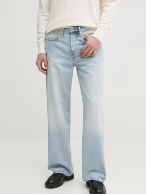 Calvin Klein Jeans jeansy bawełniane niebieski