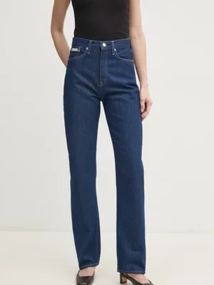 Calvin Klein Jeans jeansy bawełniane high waist J20J225128