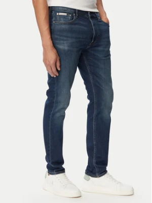 Calvin Klein Jeans Jeansy Classic LV04RG900G Niebieski Taper Fit
