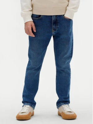 Calvin Klein Jeans Jeansy Dad IB0IB02540 D Niebieski Loose Fit
