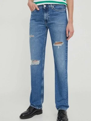 Calvin Klein Jeans jeansy damskie high waist