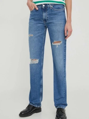 Calvin Klein Jeans jeansy damskie high waist