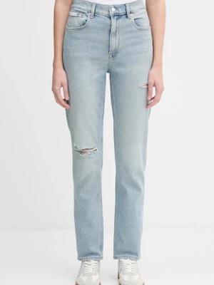 Calvin Klein Jeans jeansy damskie high waist LV047D722G