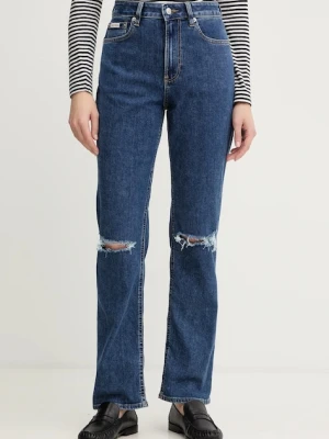 Calvin Klein Jeans jeansy damskie high waist LV047E614G