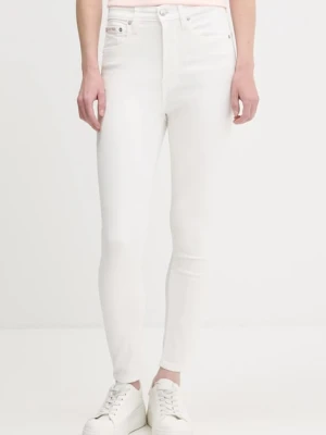 Calvin Klein Jeans jeansy damskie kolor biały LV047B795G