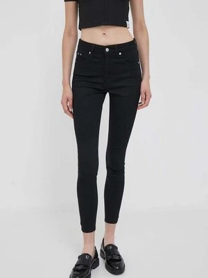 Calvin Klein Jeans jeansy damskie kolor czarny