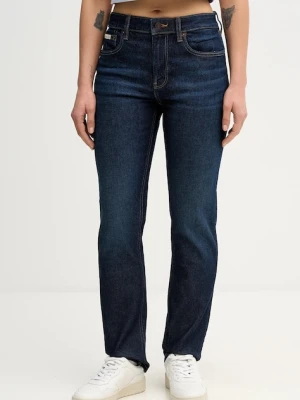 Calvin Klein Jeans jeansy damskie kolor granatowy LV147D781G