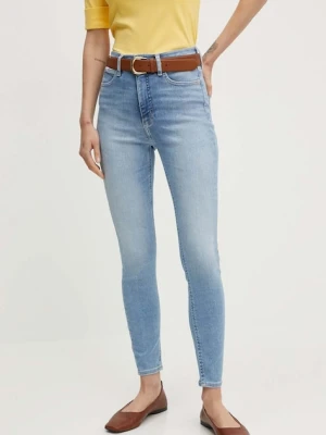 Calvin Klein Jeans jeansy damskie kolor niebieski J20J221583