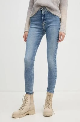 Calvin Klein Jeans jeansy damskie kolor niebieski J20J224029