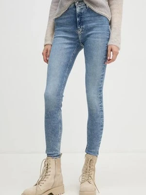 Calvin Klein Jeans jeansy damskie kolor niebieski J20J224029