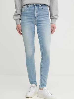 Calvin Klein Jeans jeansy damskie kolor niebieski J20J225141