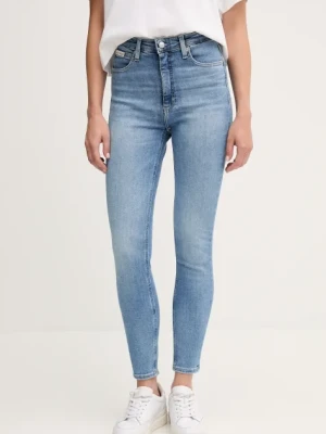 Calvin Klein Jeans jeansy damskie kolor niebieski J20J225144