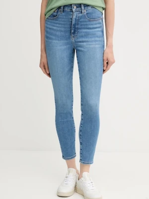 Calvin Klein Jeans jeansy damskie kolor niebieski LV047B769G