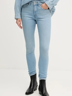 Calvin Klein Jeans jeansy damskie kolor niebieski LV047C776G