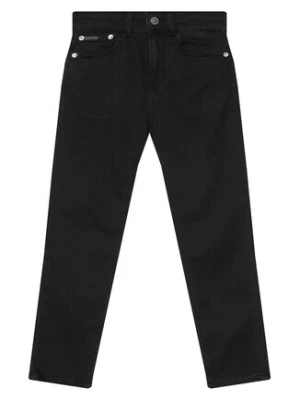 Calvin Klein Jeans Jeansy Essential IB0IB02549 Czarny Straight Fit