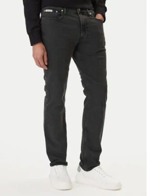 Calvin Klein Jeans Jeansy Essential LV04RB738G Czarny Slim Fit