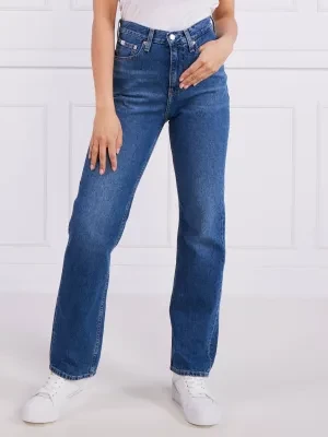 CALVIN KLEIN JEANS Jeansy HIGH RISE STRAIGHT | Straight fit