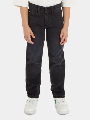 Calvin Klein Jeans Jeansy IB0IB01788 Czarny Straight Fit