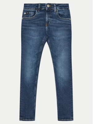 Calvin Klein Jeans Jeansy IB0IB02113 Granatowy Skinny Fit