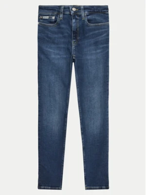 Calvin Klein Jeans Jeansy IB0IB02303 Granatowy Slim Fit