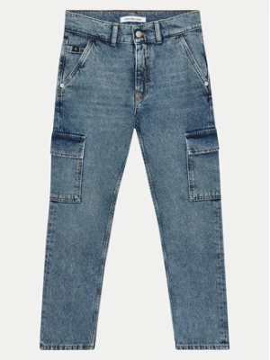 Calvin Klein Jeans Jeansy Iconic IB0IB01996 Niebieski Regular Fit