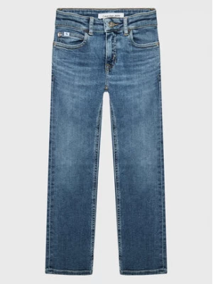 Calvin Klein Jeans Jeansy IG0IG01688 Niebieski Regular Fit