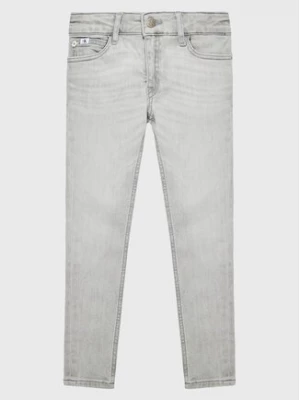 Calvin Klein Jeans Jeansy IG0IG01889 Szary Skinny Fit