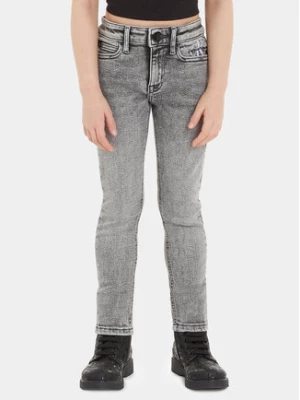 Calvin Klein Jeans Jeansy IG0IG02155 Szary Skinny Fit