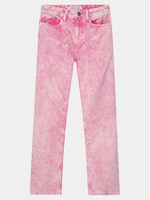 Calvin Klein Jeans Jeansy IG0IG02270 Różowy Straight Fit