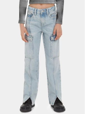Calvin Klein Jeans Jeansy IG0IG02365 Niebieski Straight Fit