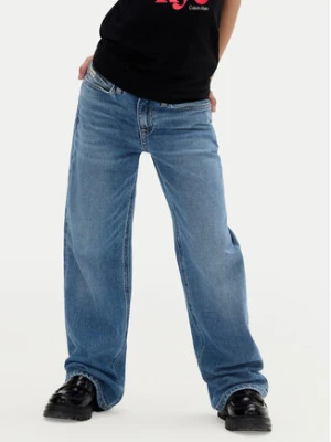 Calvin Klein Jeans Jeansy IG0IG02985 M Niebieski Wide Leg