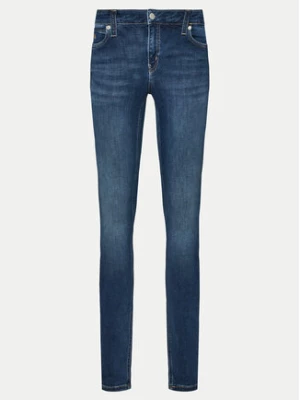 Calvin Klein Jeans Jeansy J20J214098 Granatowy Skinny Fit