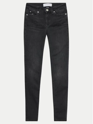 Calvin Klein Jeans Jeansy J20J214099 Czarny Skinny Fit