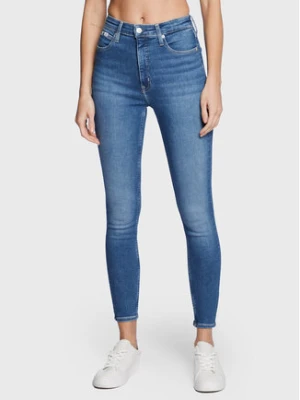 Calvin Klein Jeans Jeansy J20J220198 Niebieski Skinny Fit