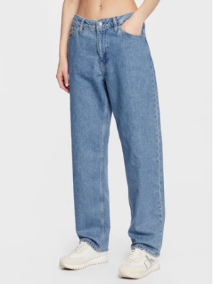 Calvin Klein Jeans Jeansy J20J220624 Niebieski Straight Fit
