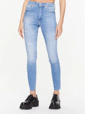 Calvin Klein Jeans Jeansy J20J220853 Niebieski Skinny Fit