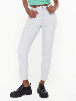 Calvin Klein Jeans Jeansy J20J220859 Biały Mom Fit