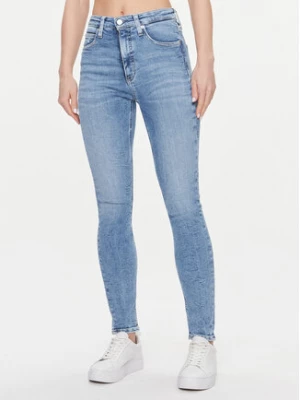 Calvin Klein Jeans Jeansy J20J221226 Niebieski Skinny Fit