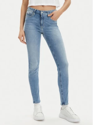 Calvin Klein Jeans Jeansy J20J221580 Niebieski Skinny Fit