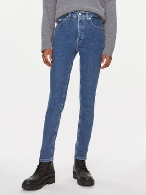 Calvin Klein Jeans Jeansy J20J221585 Niebieski Skinny Fit