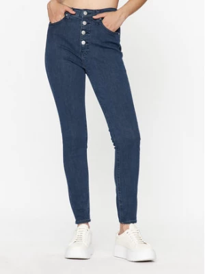 Calvin Klein Jeans Jeansy J20J221779 Niebieski Super Skinny Fit