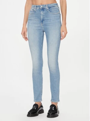 Calvin Klein Jeans Jeansy J20J222142 Niebieski Skinny Fit