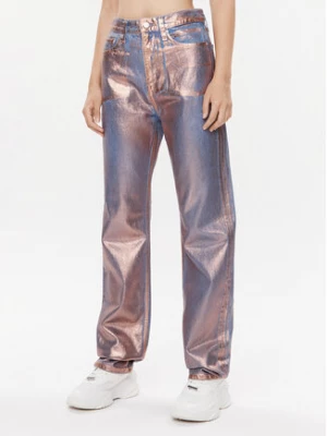 Calvin Klein Jeans Jeansy J20J222205 Niebieski Straight Fit