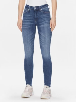 Calvin Klein Jeans Jeansy J20J222447 Niebieski Skinny Fit