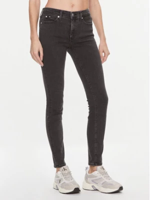 Calvin Klein Jeans Jeansy J20J222448 Czarny Skinny Fit