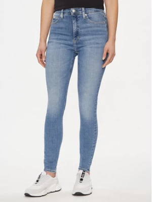 Calvin Klein Jeans Jeansy J20J222775 Niebieski Super Skinny Fit