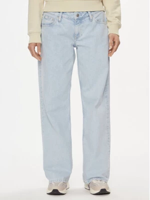 Calvin Klein Jeans Jeansy J20J223306 Błękitny Baggy Fit