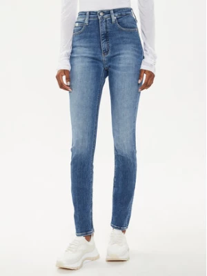 Calvin Klein Jeans Jeansy J20J223640 Niebieski Skinny Fit