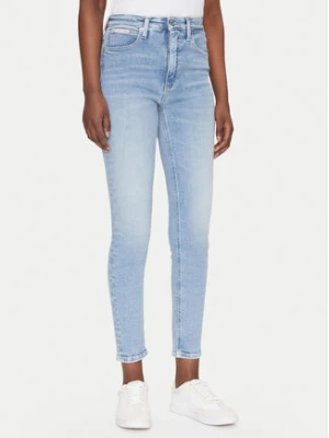 Calvin Klein Jeans Jeansy J20J225141 Niebieski Skinny Fit