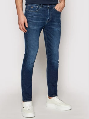 Calvin Klein Jeans Jeansy J30J317658 Granatowy Skinny Fit